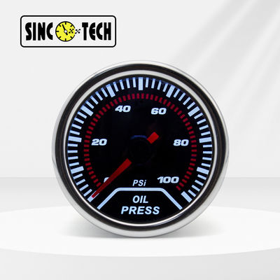 6146T Sinco Tech Oil Press Gauge Meter Auto Mobile Pointer Display 52mm Coche