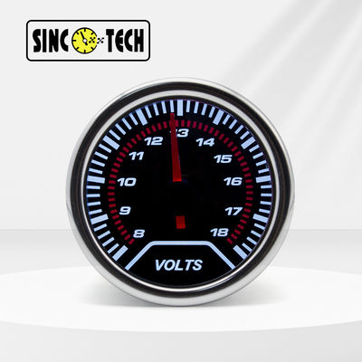 Coche 6147T puntero 52mm voltímetro calibre Auto móvil medidor pantalla plástico